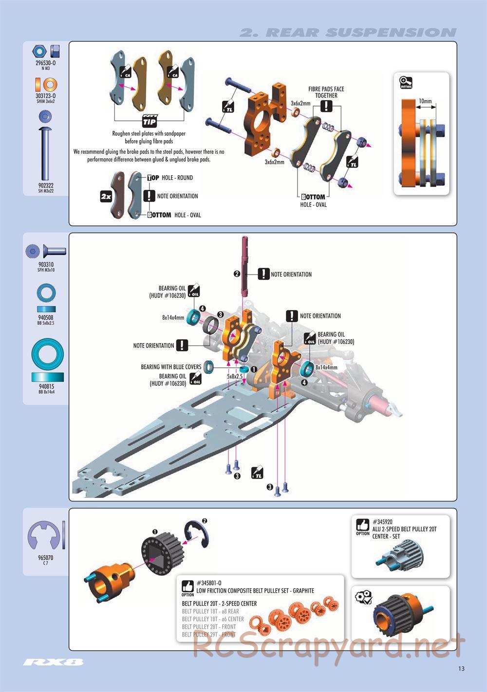 Xray - RX8.2 (2019) - Manual - Page 13