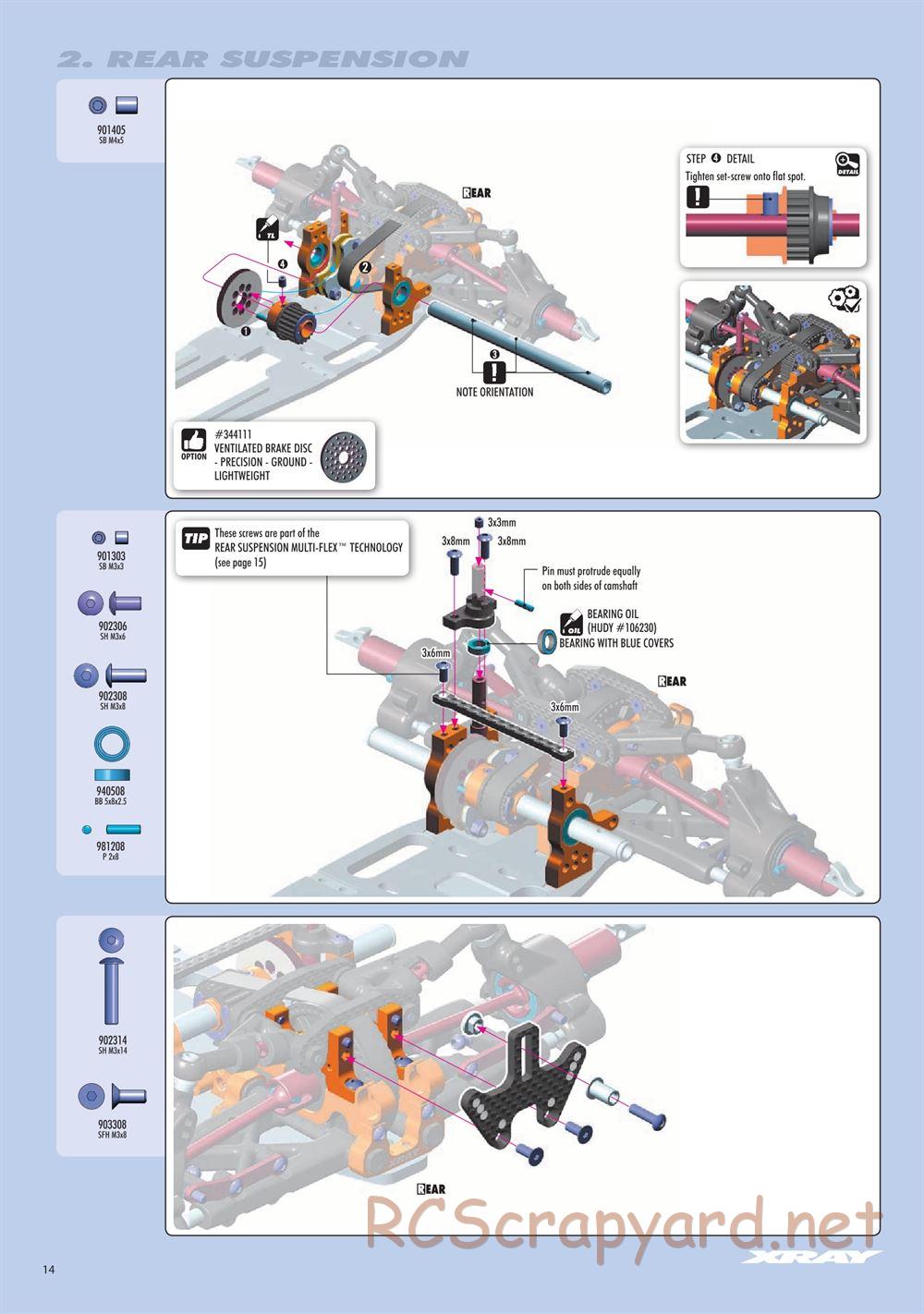 Xray - RX8.2 (2019) - Manual - Page 14