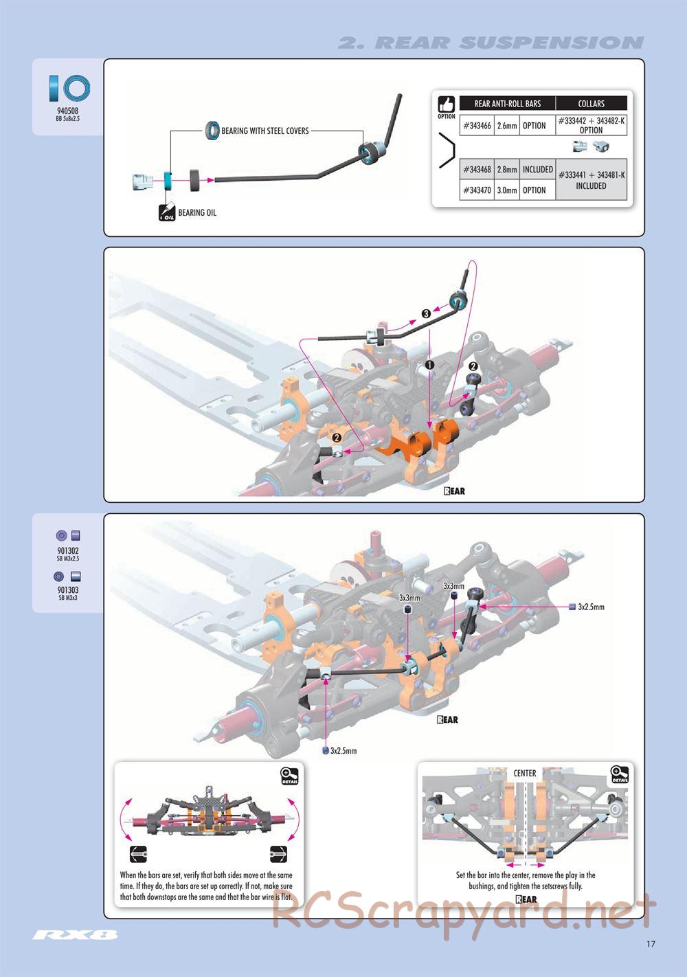 Xray - RX8.2 (2019) - Manual - Page 17