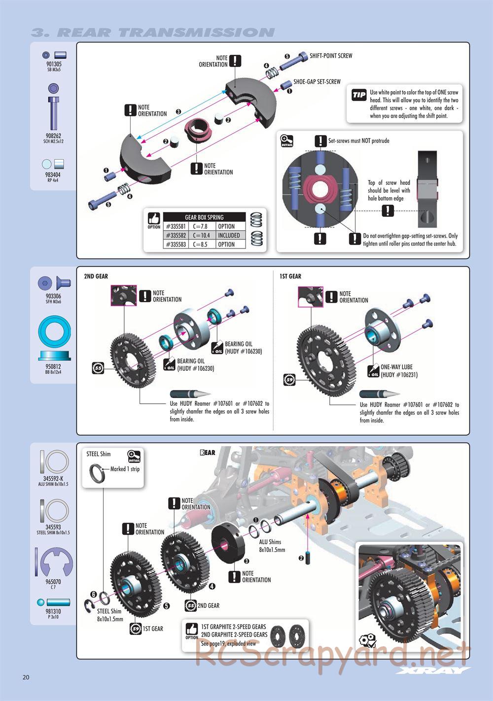 Xray - RX8.2 (2019) - Manual - Page 20