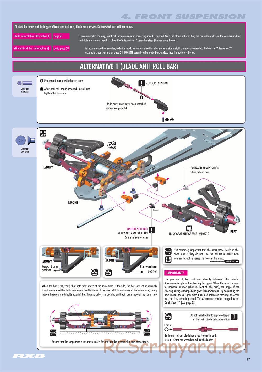 Xray - RX8.2 (2019) - Manual - Page 27