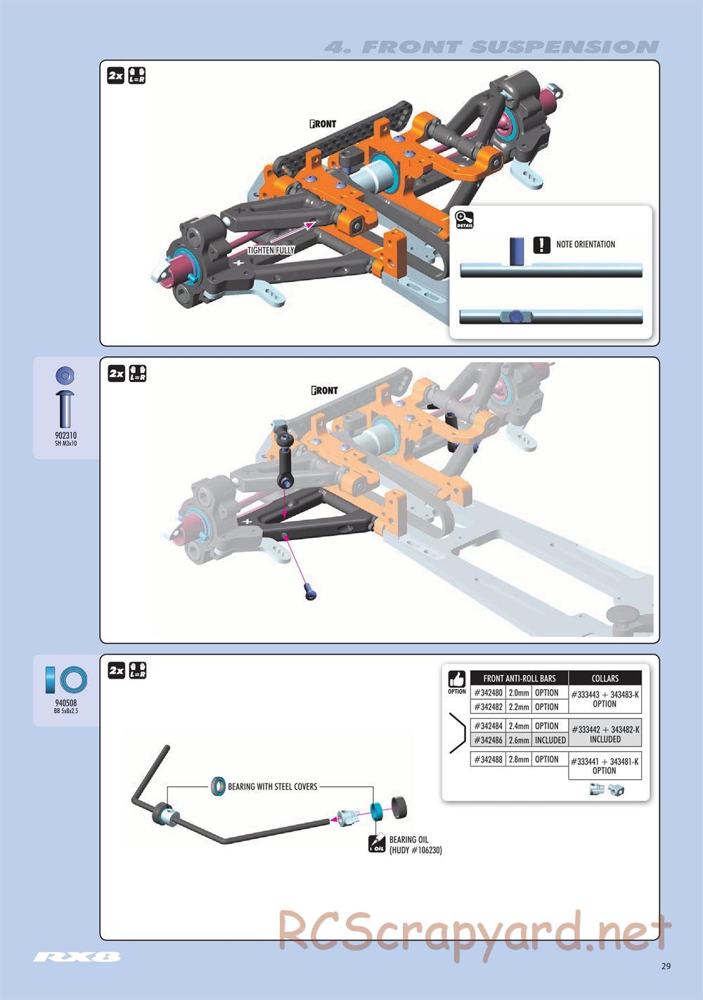 Xray - RX8.2 (2019) - Manual - Page 29