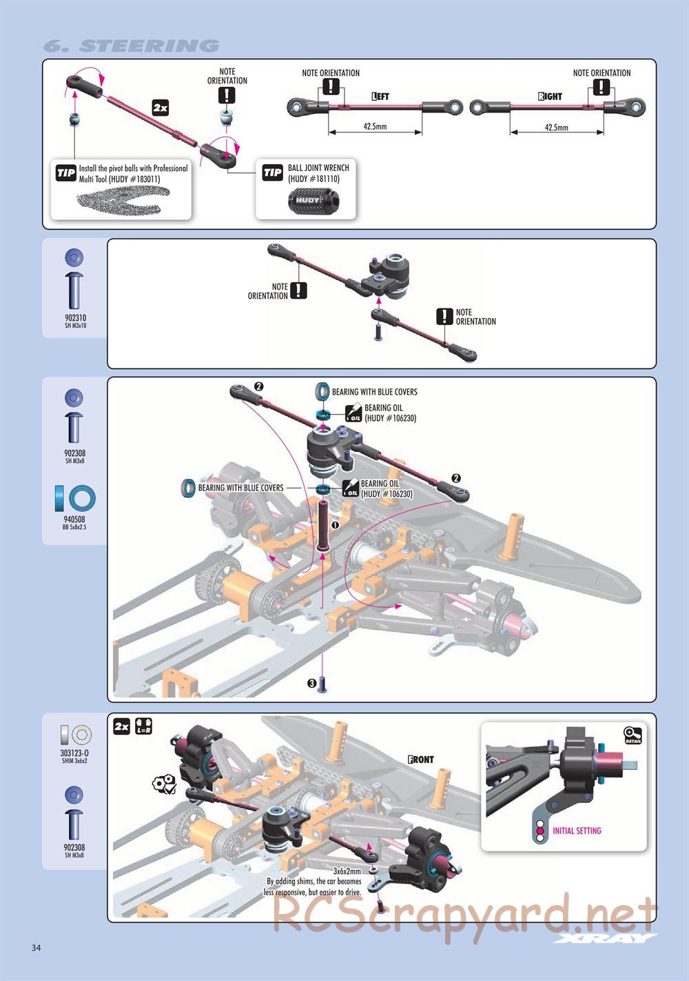 Xray - RX8.2 (2019) - Manual - Page 34