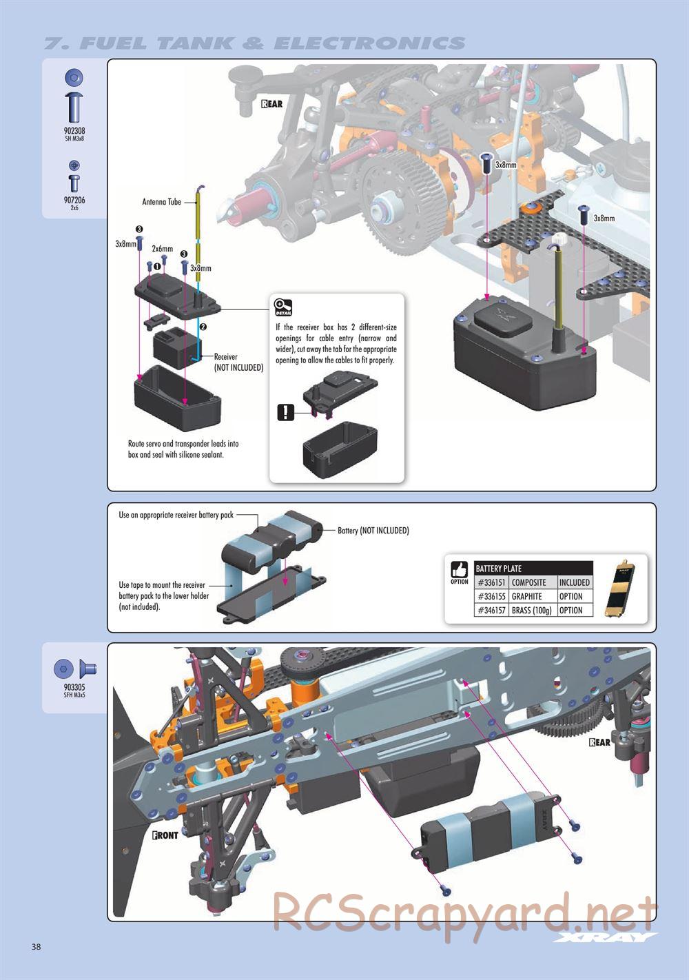 Xray - RX8.2 (2019) - Manual - Page 38