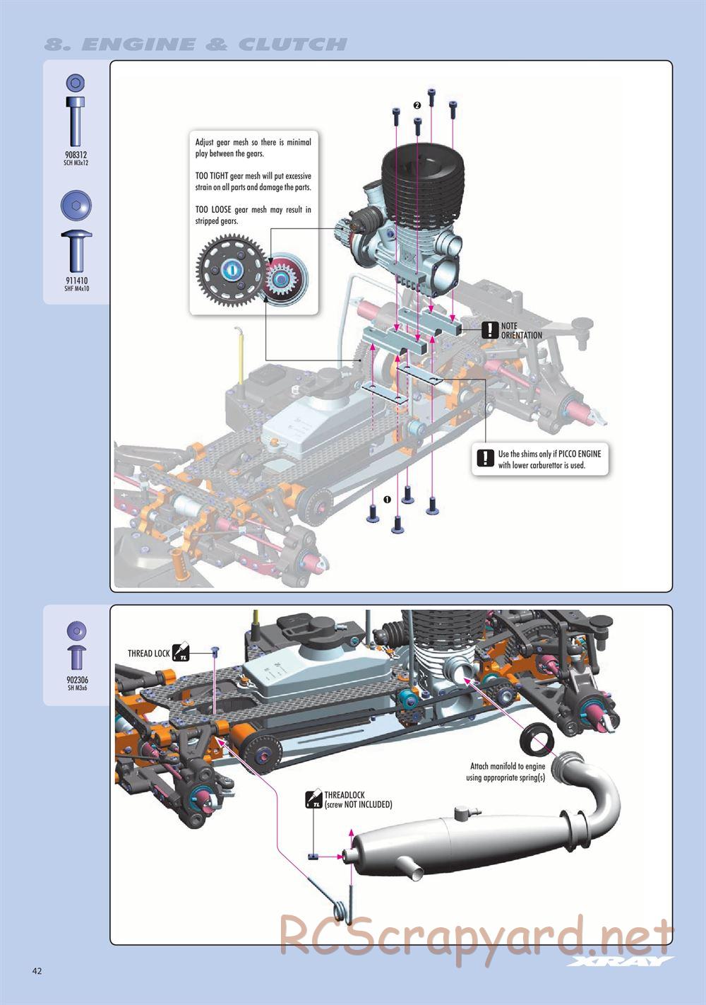 Xray - RX8.2 (2019) - Manual - Page 42