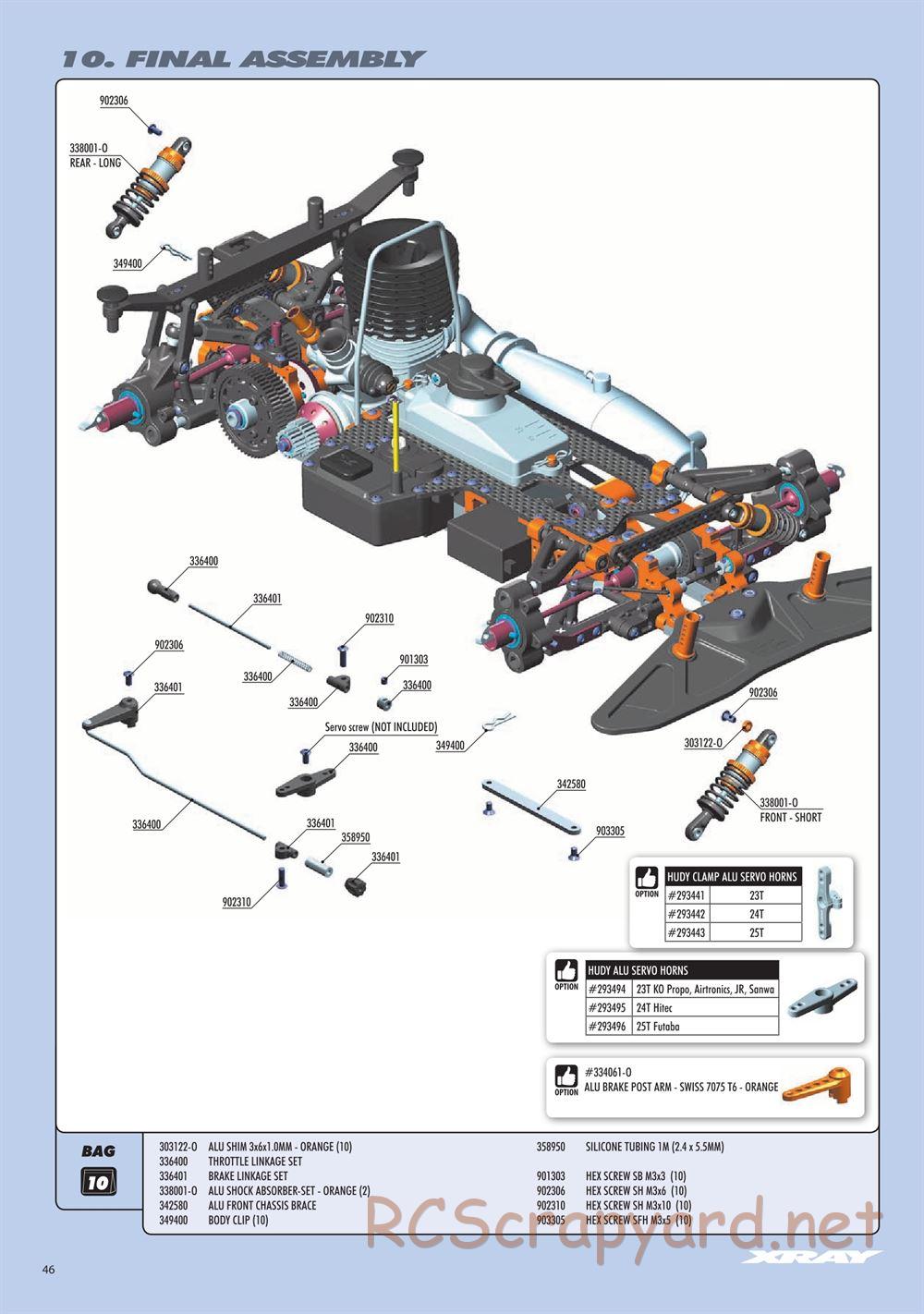 Xray - RX8.2 (2019) - Manual - Page 46