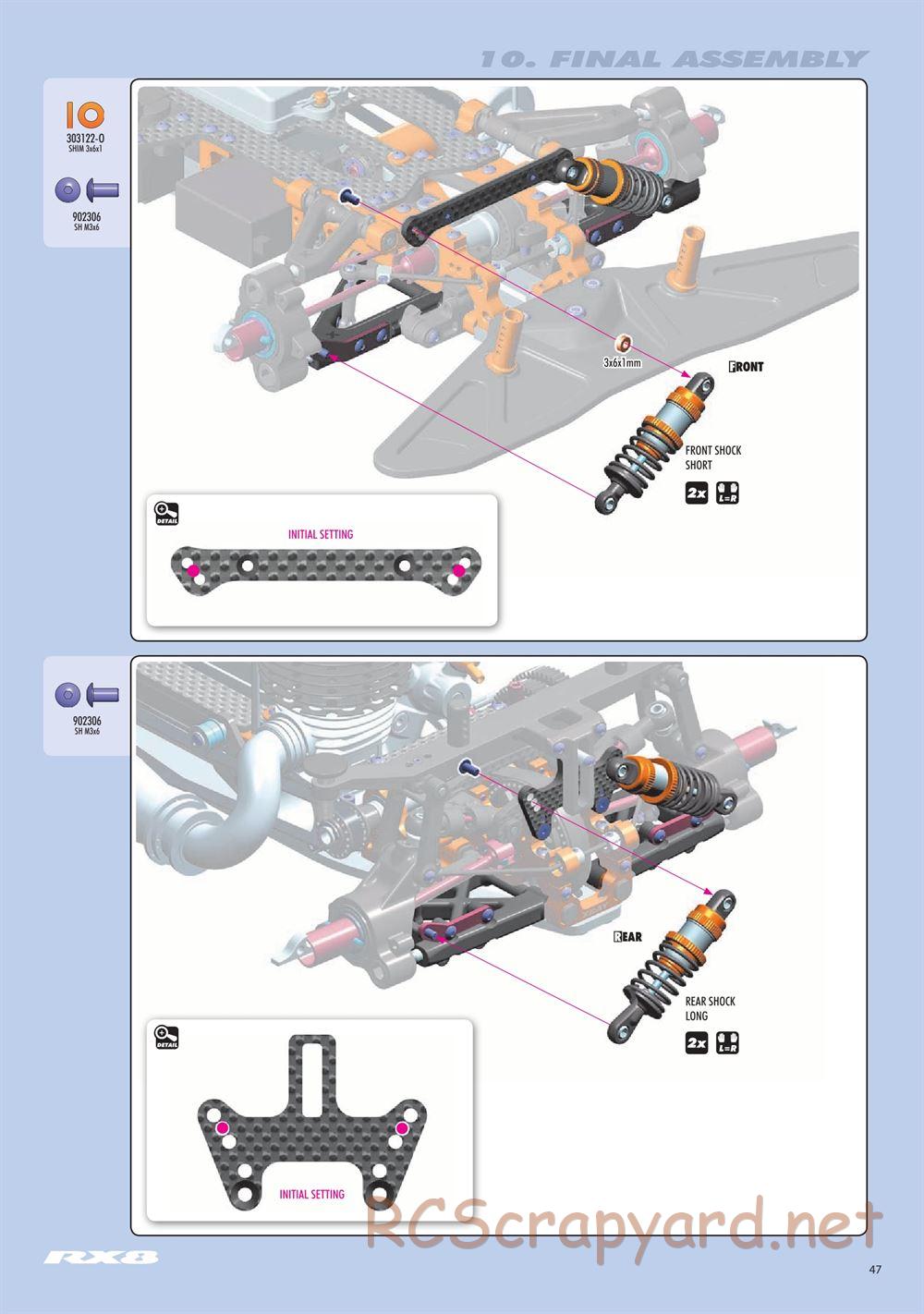 Xray - RX8.2 (2019) - Manual - Page 47