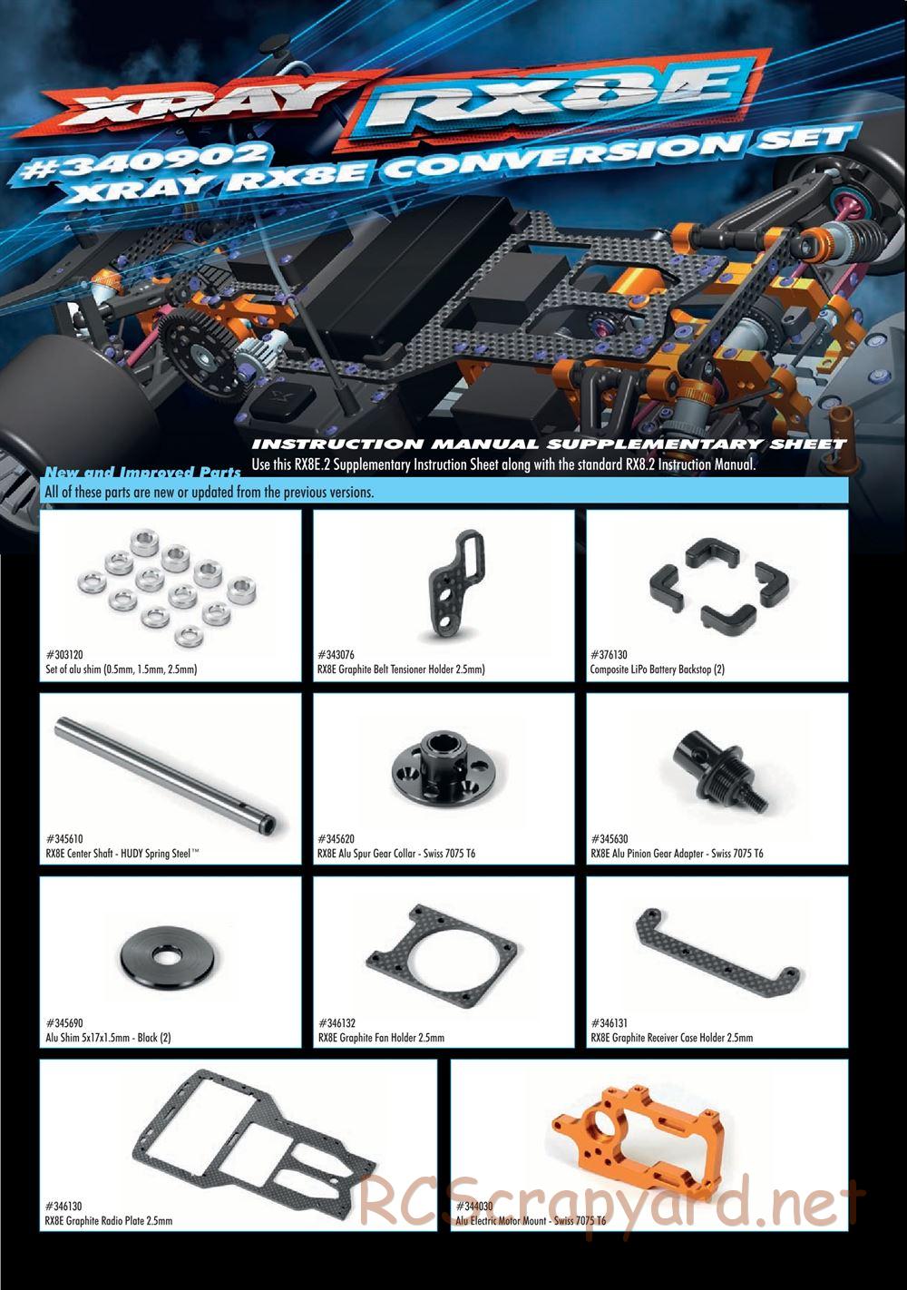 Xray - RX8.2 (2019) - Manual - Page 51