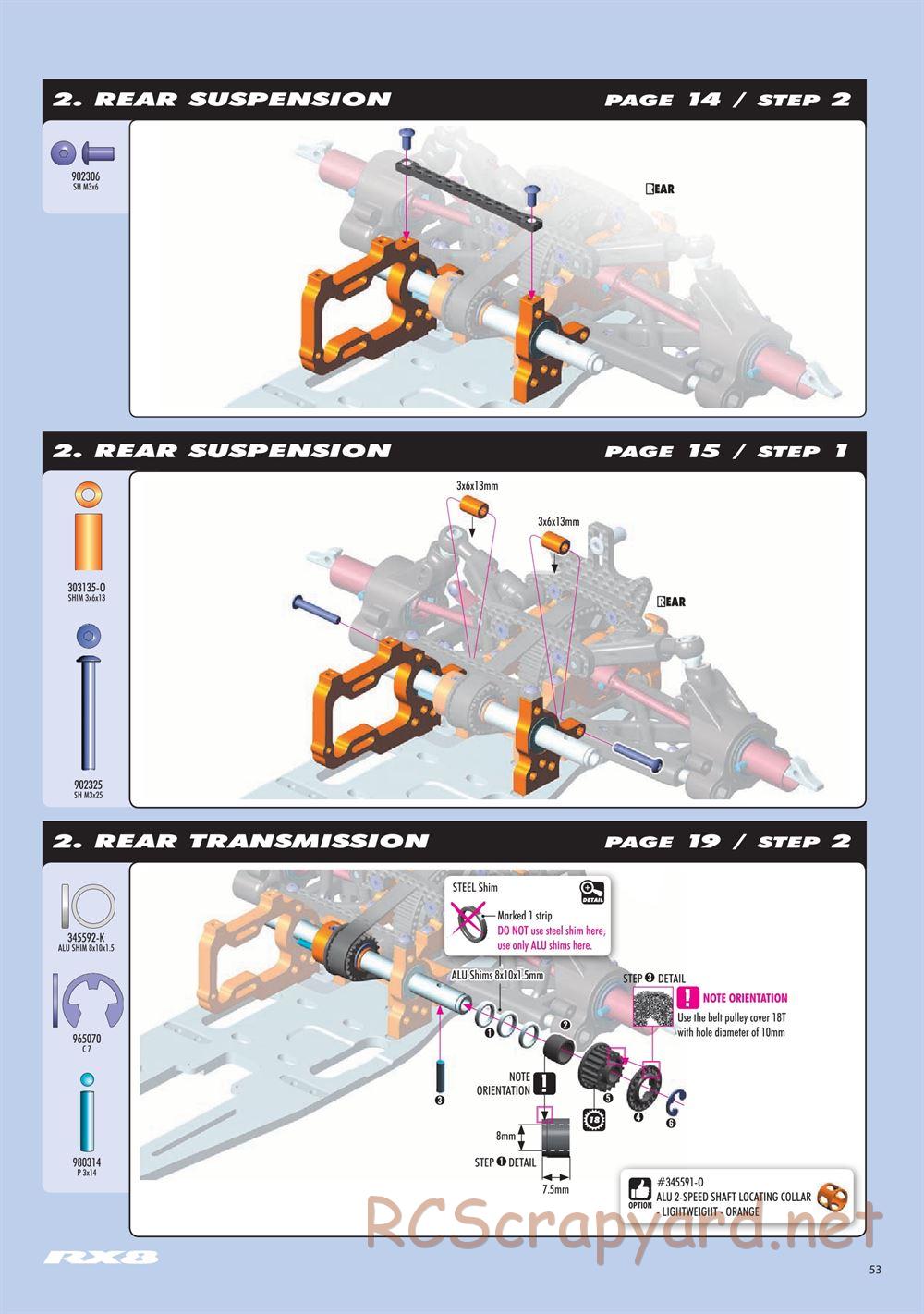 Xray - RX8.2 (2019) - Manual - Page 53