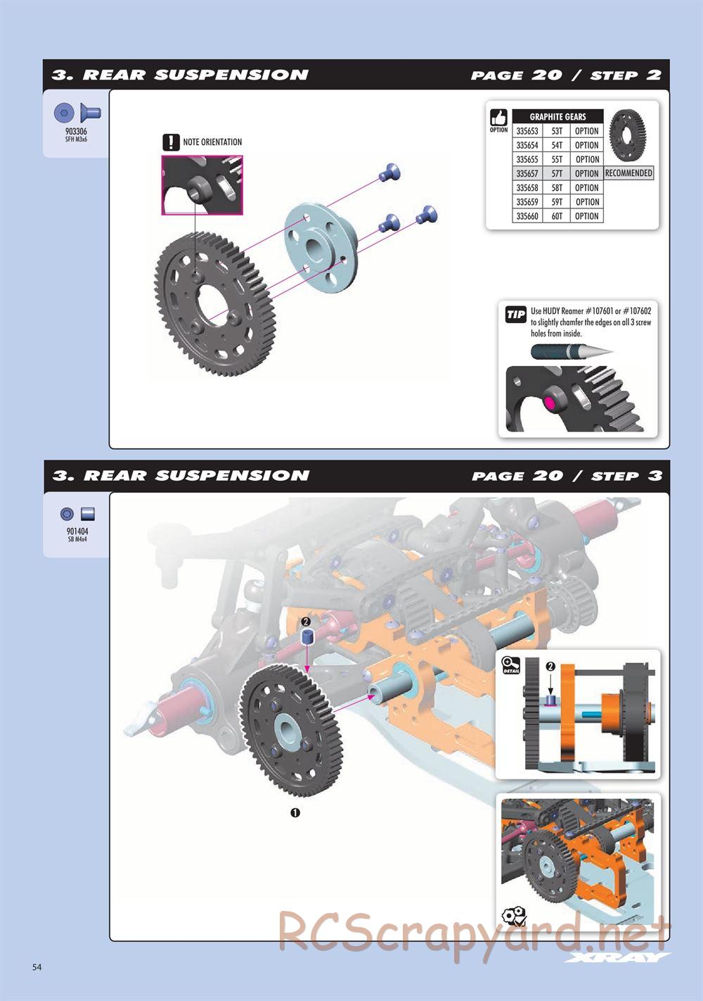 Xray - RX8.2 (2019) - Manual - Page 54