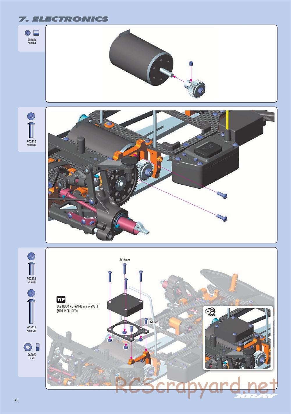 Xray - RX8.2 (2019) - Manual - Page 58