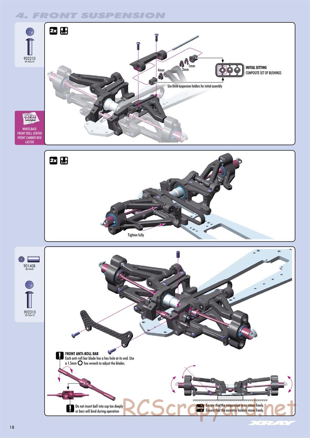 Xray - RX8 2011 Specs (RX8'11) - Manual - Page 18