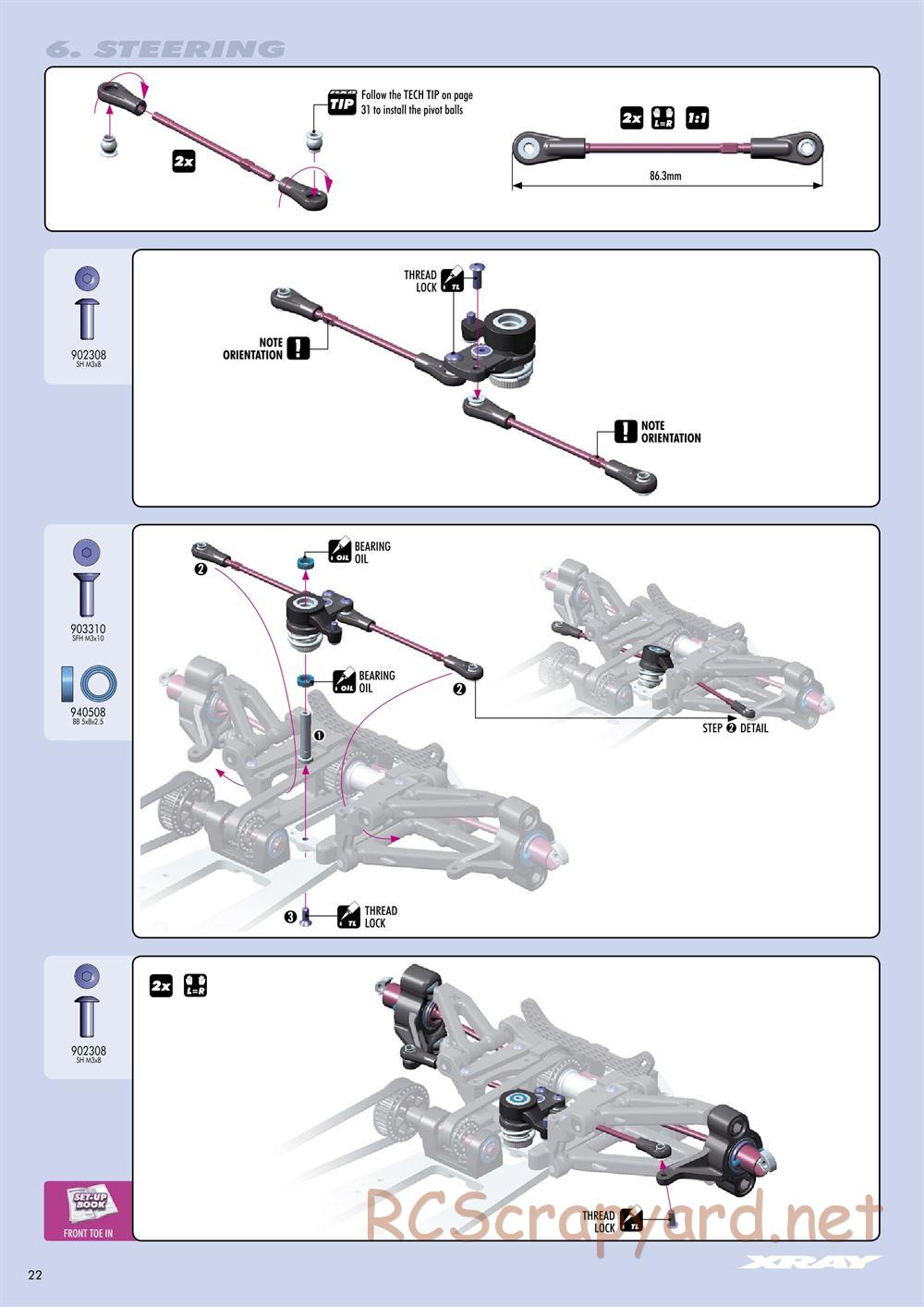 Xray - RX8 2011 Specs (RX8'11) - Manual - Page 22