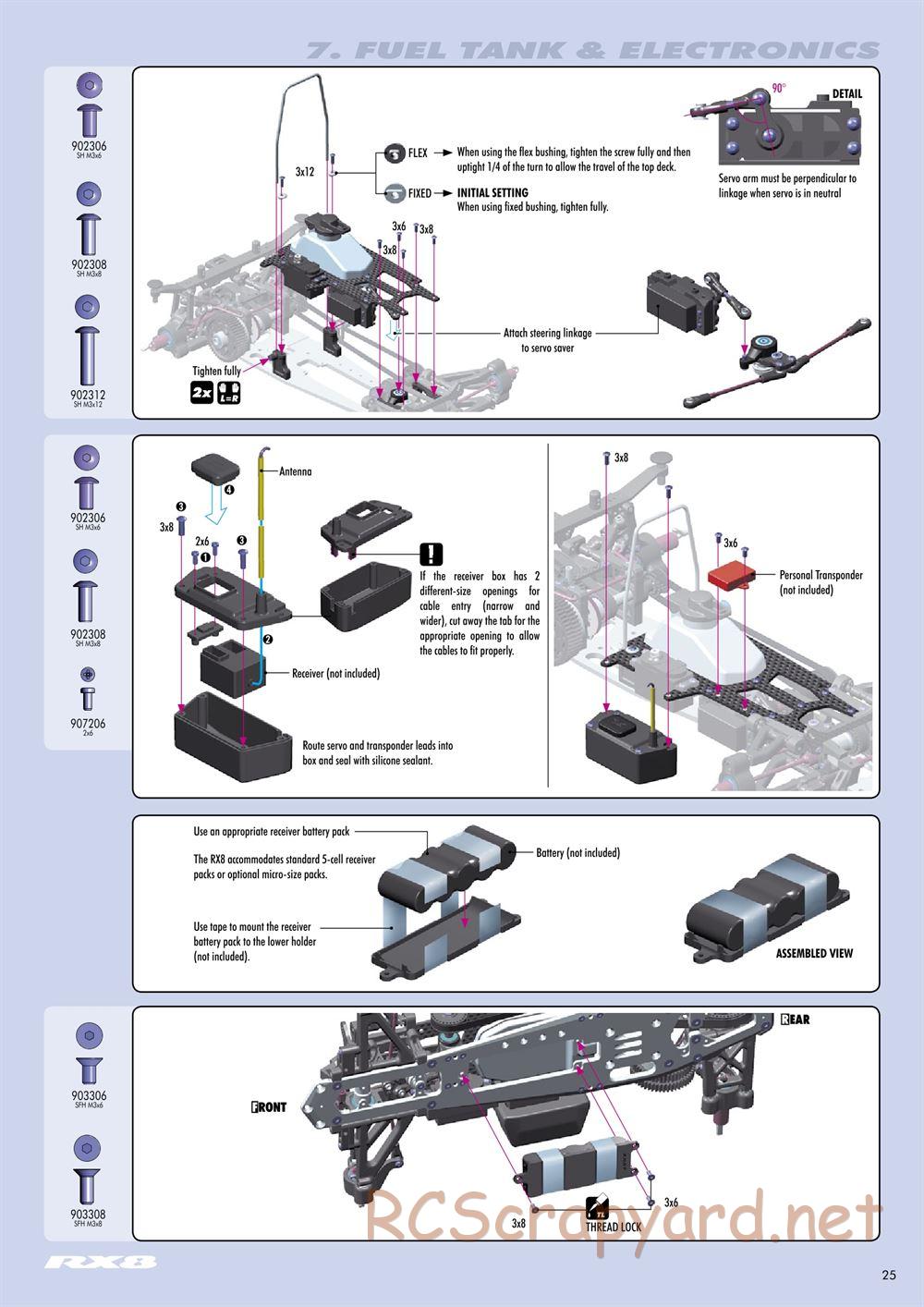 Xray - RX8 2011 Specs (RX8'11) - Manual - Page 25