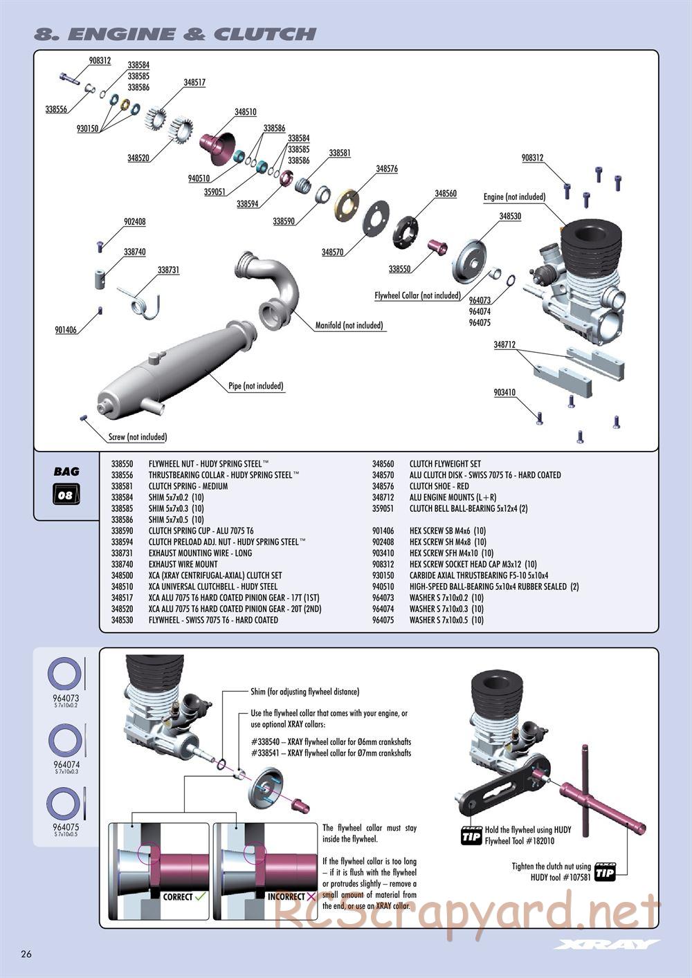 Xray - RX8 2011 Specs (RX8'11) - Manual - Page 26