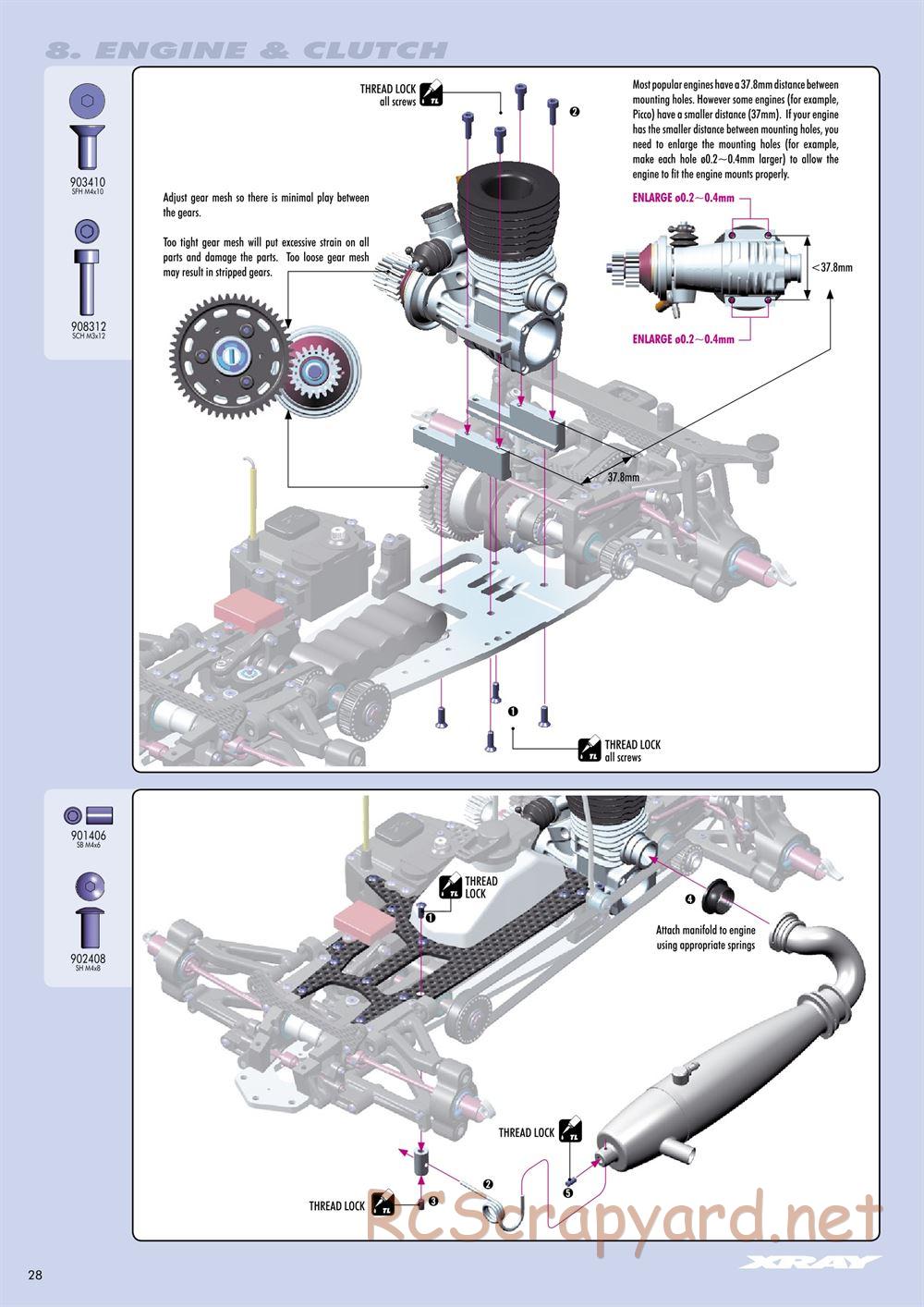 Xray - RX8 2011 Specs (RX8'11) - Manual - Page 28