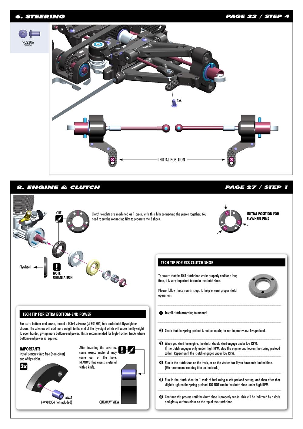 Xray - RX8 2013 Specs (RX8'13) - Supplementary Manual - Page 5
