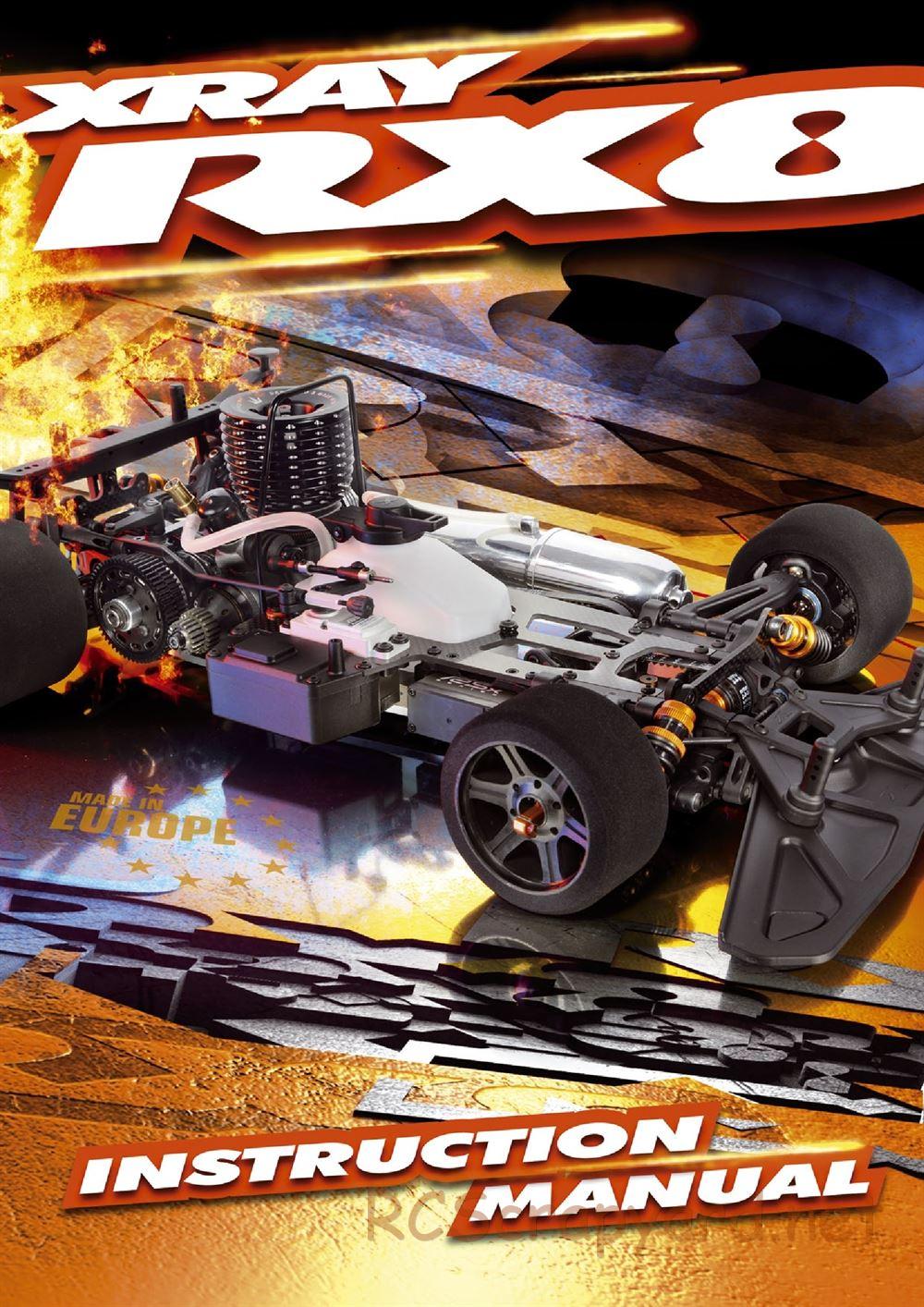 Xray - RX8 2014 Specs (RX8'14) - Manual - Page 1