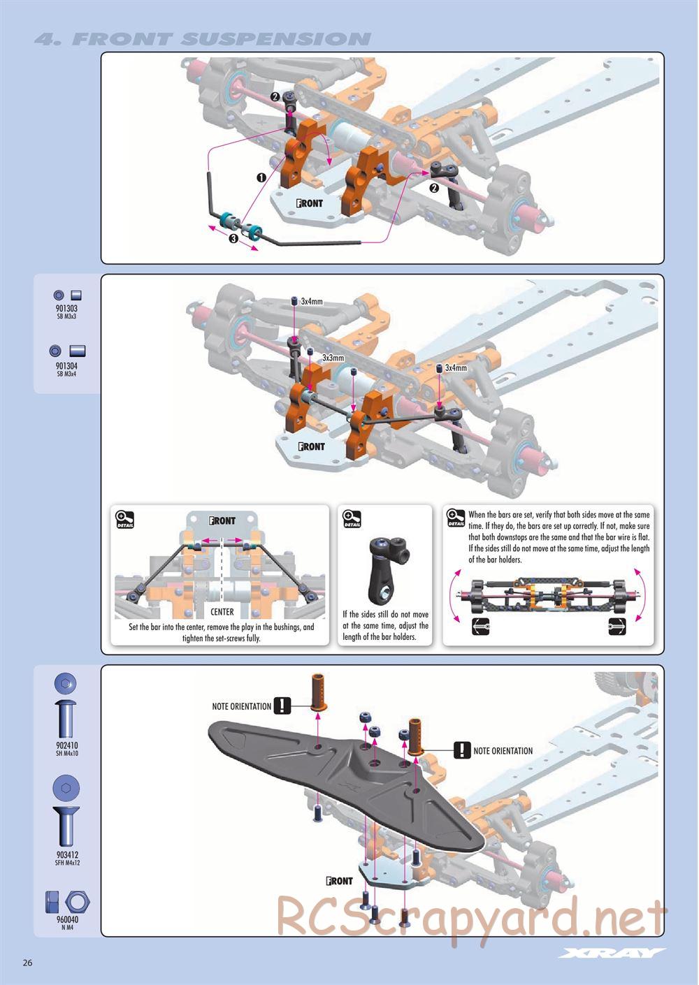 Xray - RX8 2016 Specs (RX8'16) - Manual - Page 26