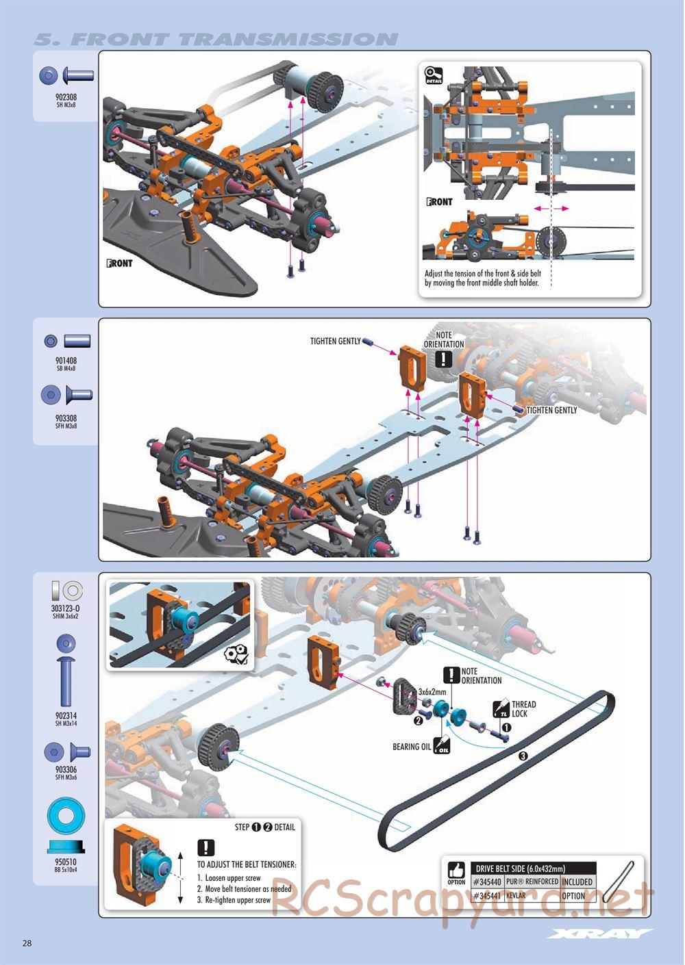 Xray - RX8 2016 Specs (RX8'16) - Manual - Page 28