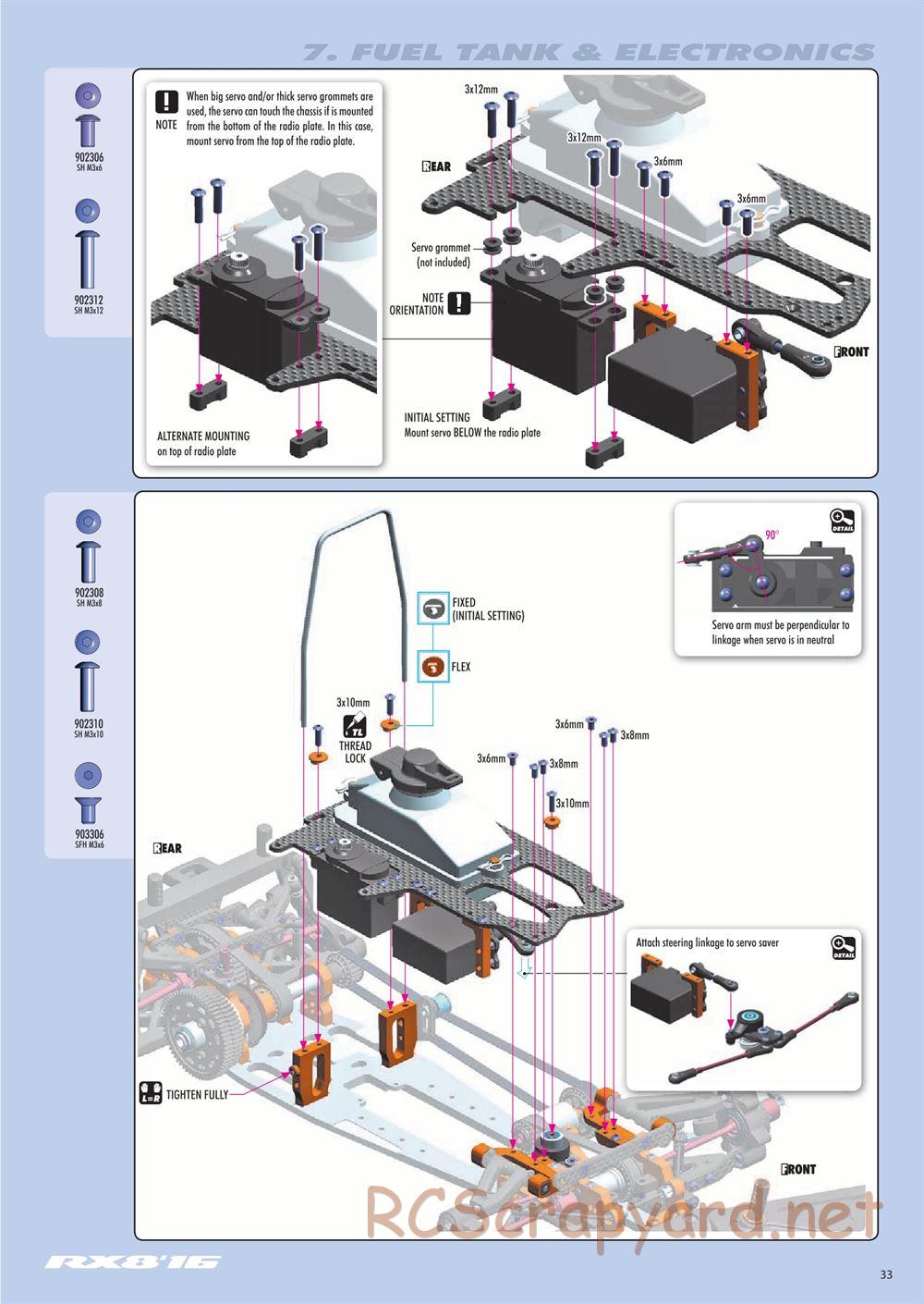 Xray - RX8 2016 Specs (RX8'16) - Manual - Page 33