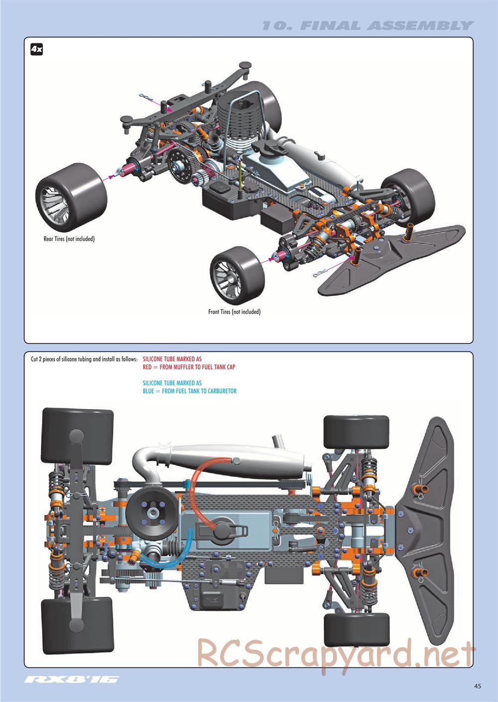 Xray - RX8 2016 Specs (RX8'16) - Manual - Page 45