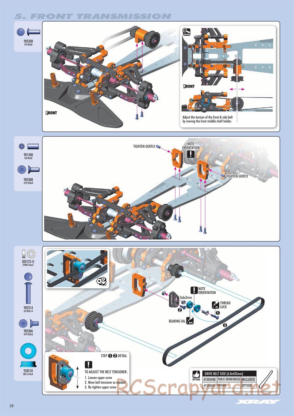 Xray - RX8 2017 Specs (RX8'17) - Manual - Page 28