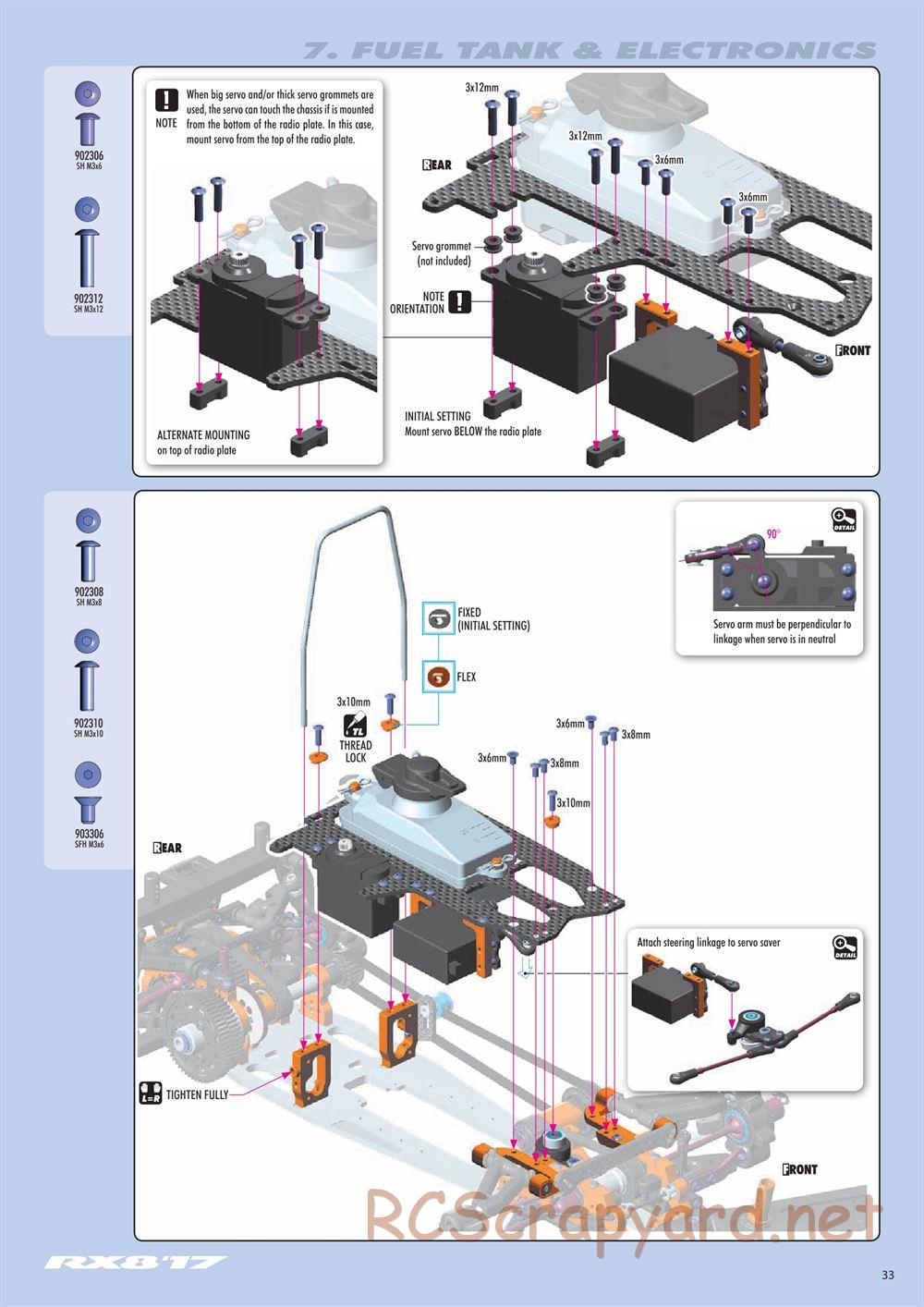 Xray - RX8 2017 Specs (RX8'17) - Manual - Page 33