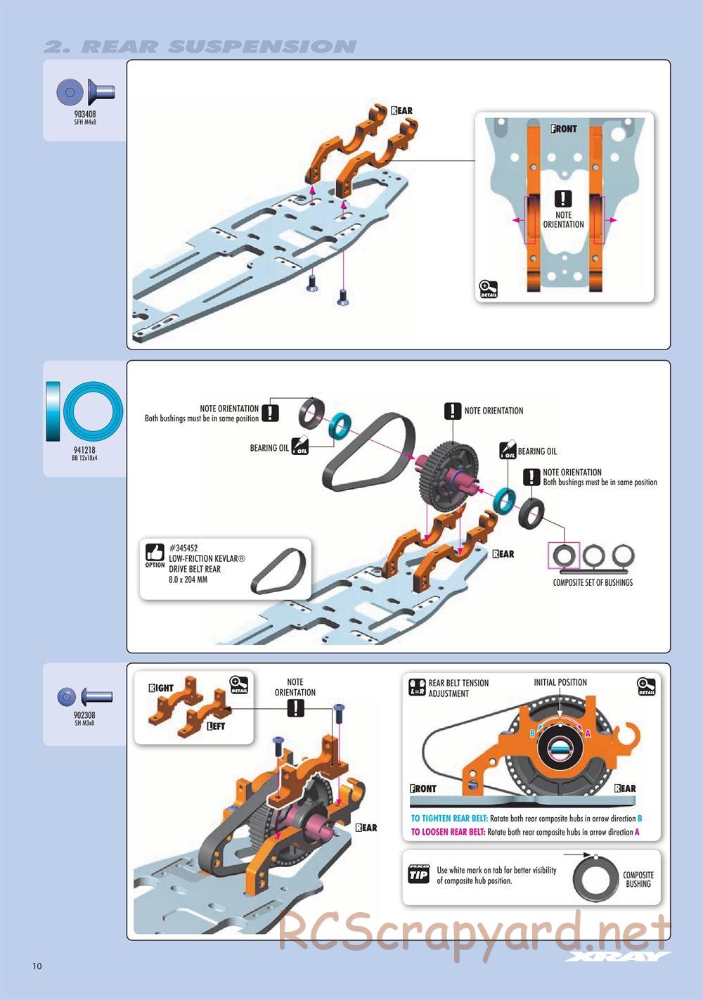 Xray - RX8 2018 Specs (RX8'18) - Manual - Page 10