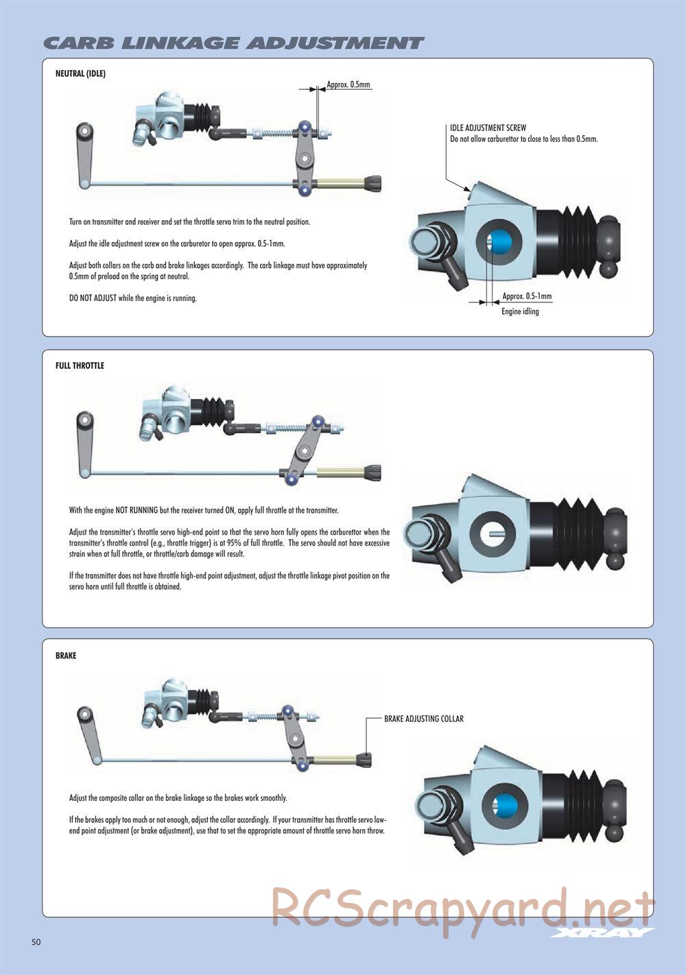 Xray - RX8 2018 Specs (RX8'18) - Manual - Page 50