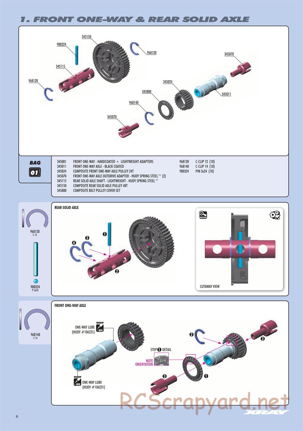 Xray - RX8 2023 Specs (RX8'23) - Manual - Page 6
