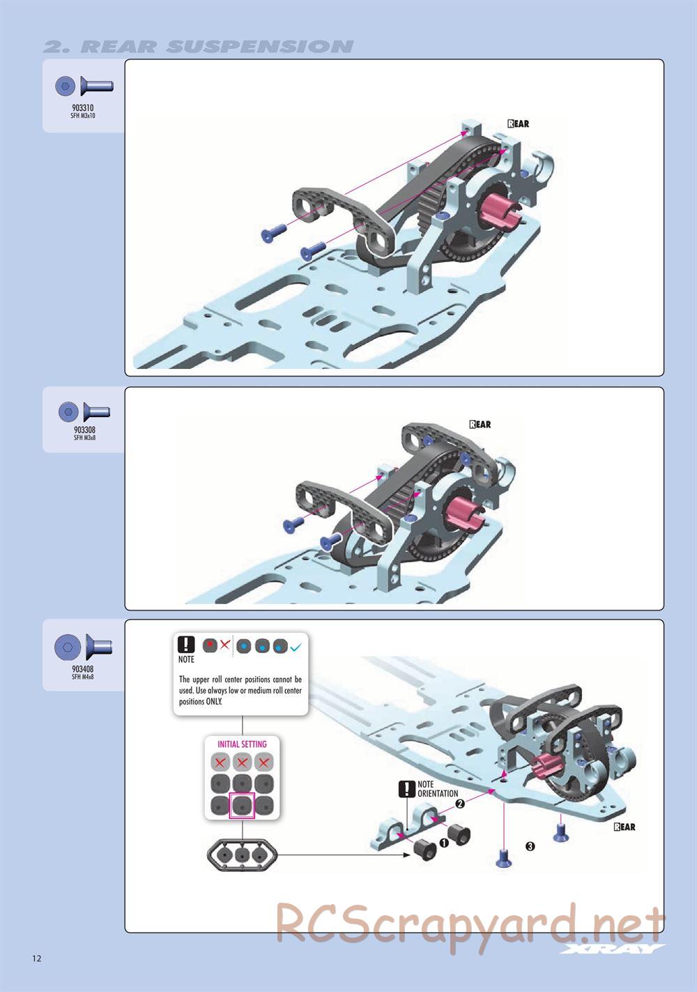 Xray - RX8 2023 Specs (RX8'23) - Manual - Page 12