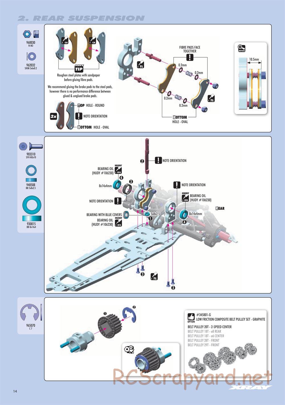 Xray - RX8 2023 Specs (RX8'23) - Manual - Page 14