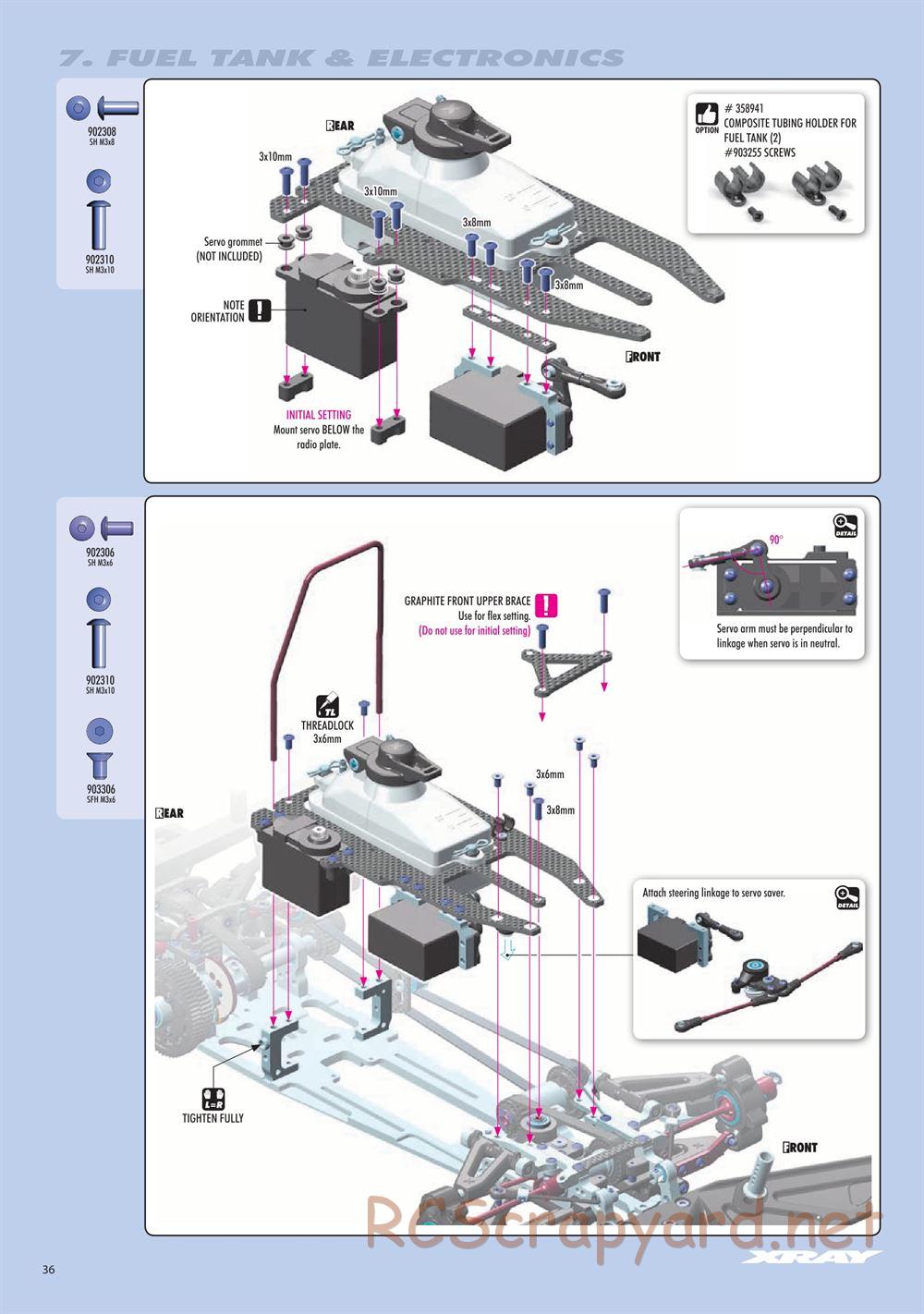 Xray - RX8 2023 Specs (RX8'23) - Manual - Page 36