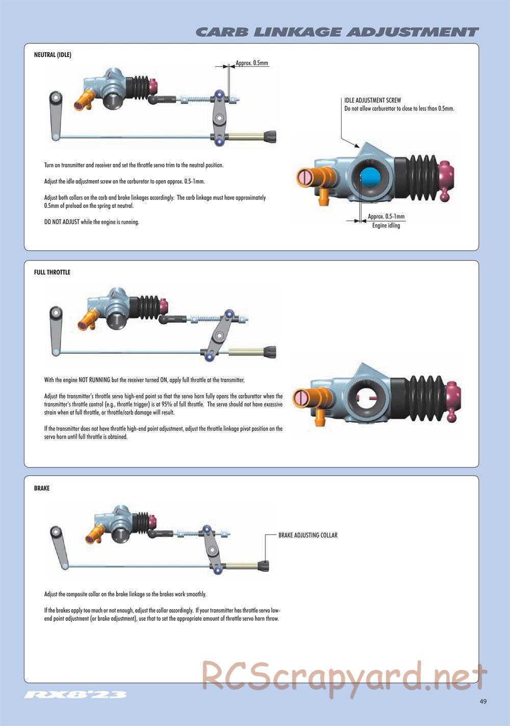 Xray - RX8 2023 Specs (RX8'23) - Manual - Page 49