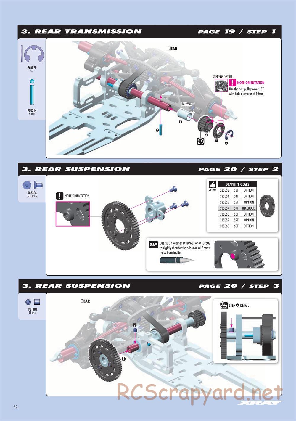 Xray - RX8 2023 Specs (RX8'23) - Manual - Page 52