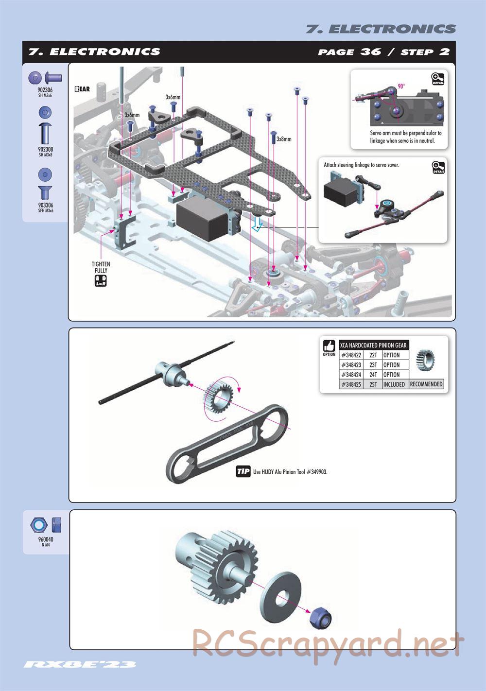 Xray - RX8 2023 Specs (RX8'23) - Manual - Page 55