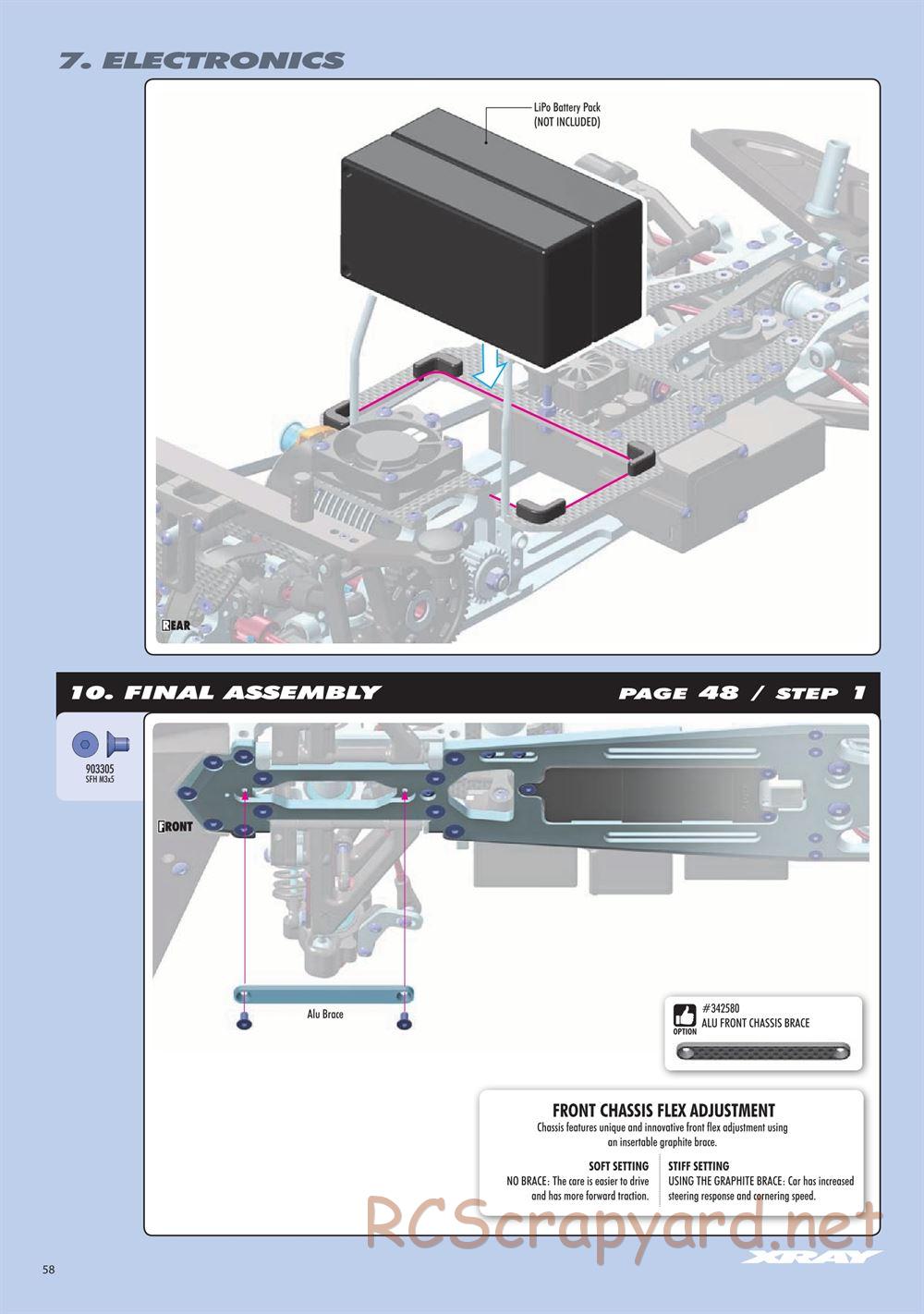 Xray - RX8 2023 Specs (RX8'23) - Manual - Page 58
