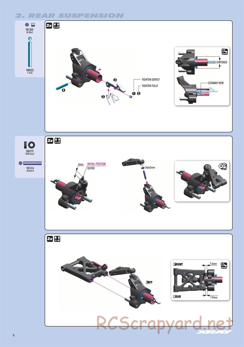 Xray - RX8.3 (2020) - Manual - Page 8