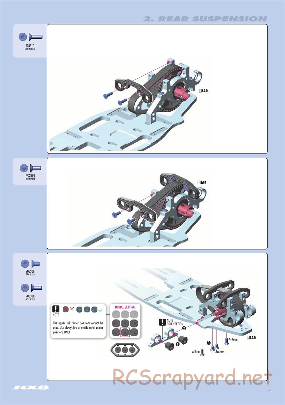 Xray - RX8.3 (2020) - Manual - Page 11