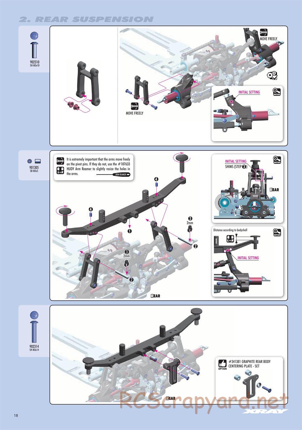 Xray - RX8.3 (2020) - Manual - Page 18