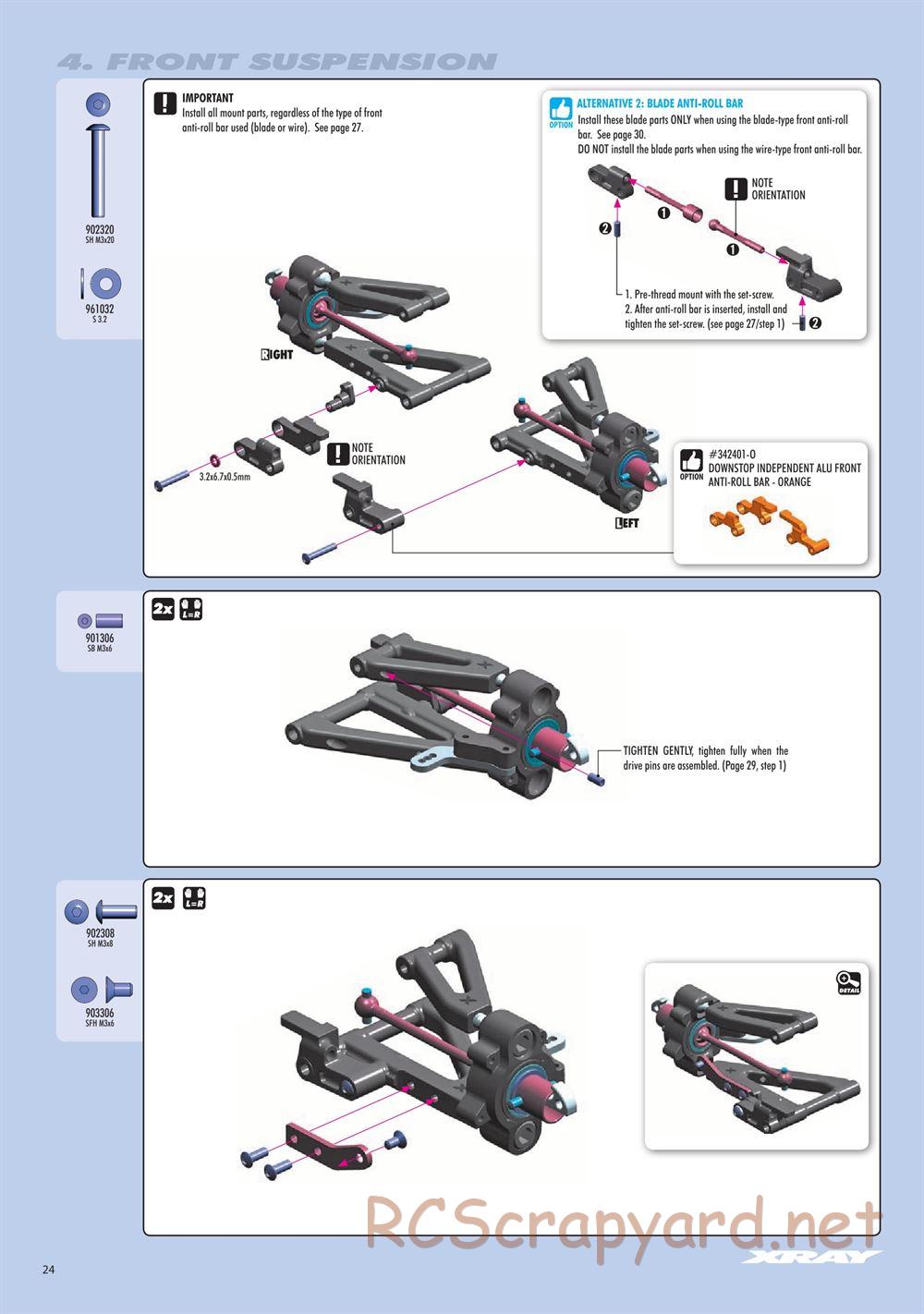 Xray - RX8.3 (2020) - Manual - Page 24