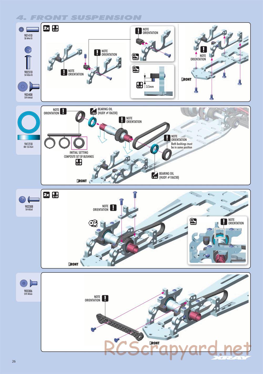 Xray - RX8.3 (2020) - Manual - Page 26