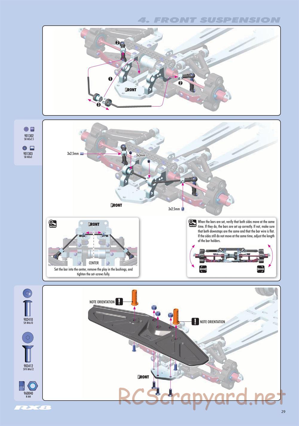 Xray - RX8.3 (2020) - Manual - Page 29