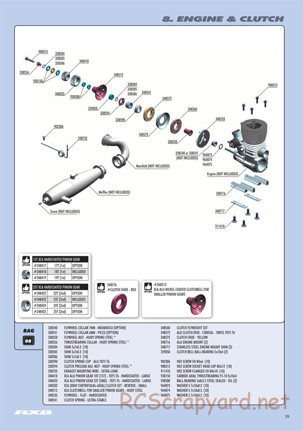 Xray - RX8.3 (2020) - Manual - Page 39