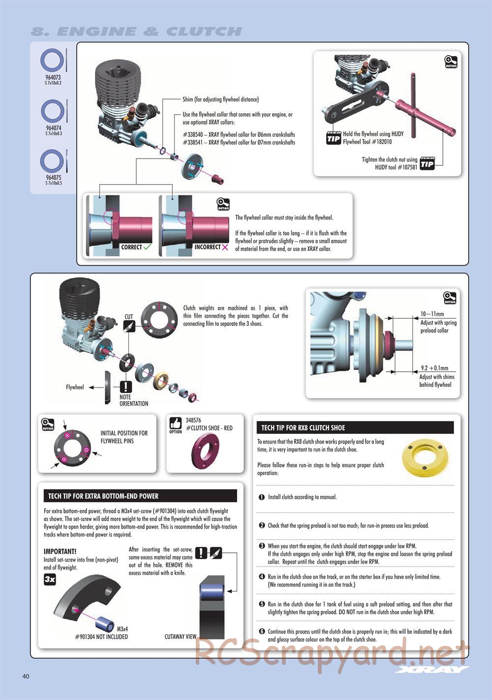 Xray - RX8.3 (2020) - Manual - Page 40