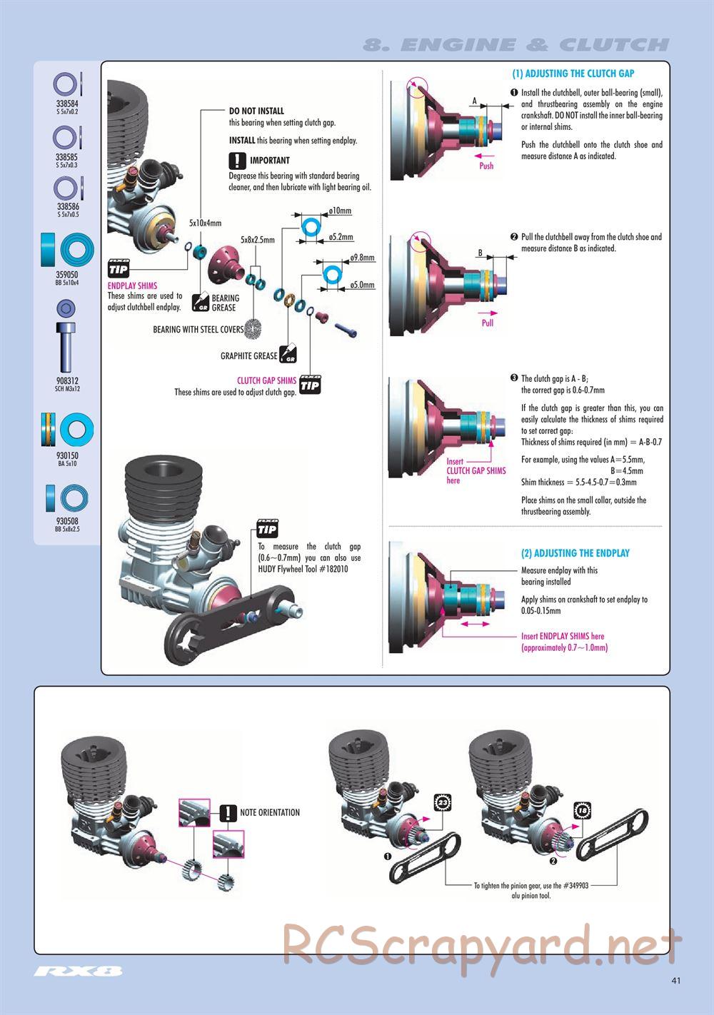 Xray - RX8.3 (2020) - Manual - Page 41
