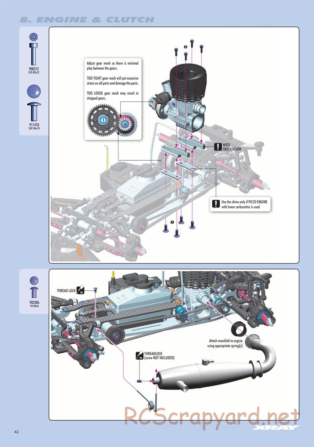 Xray - RX8.3 (2020) - Manual - Page 42