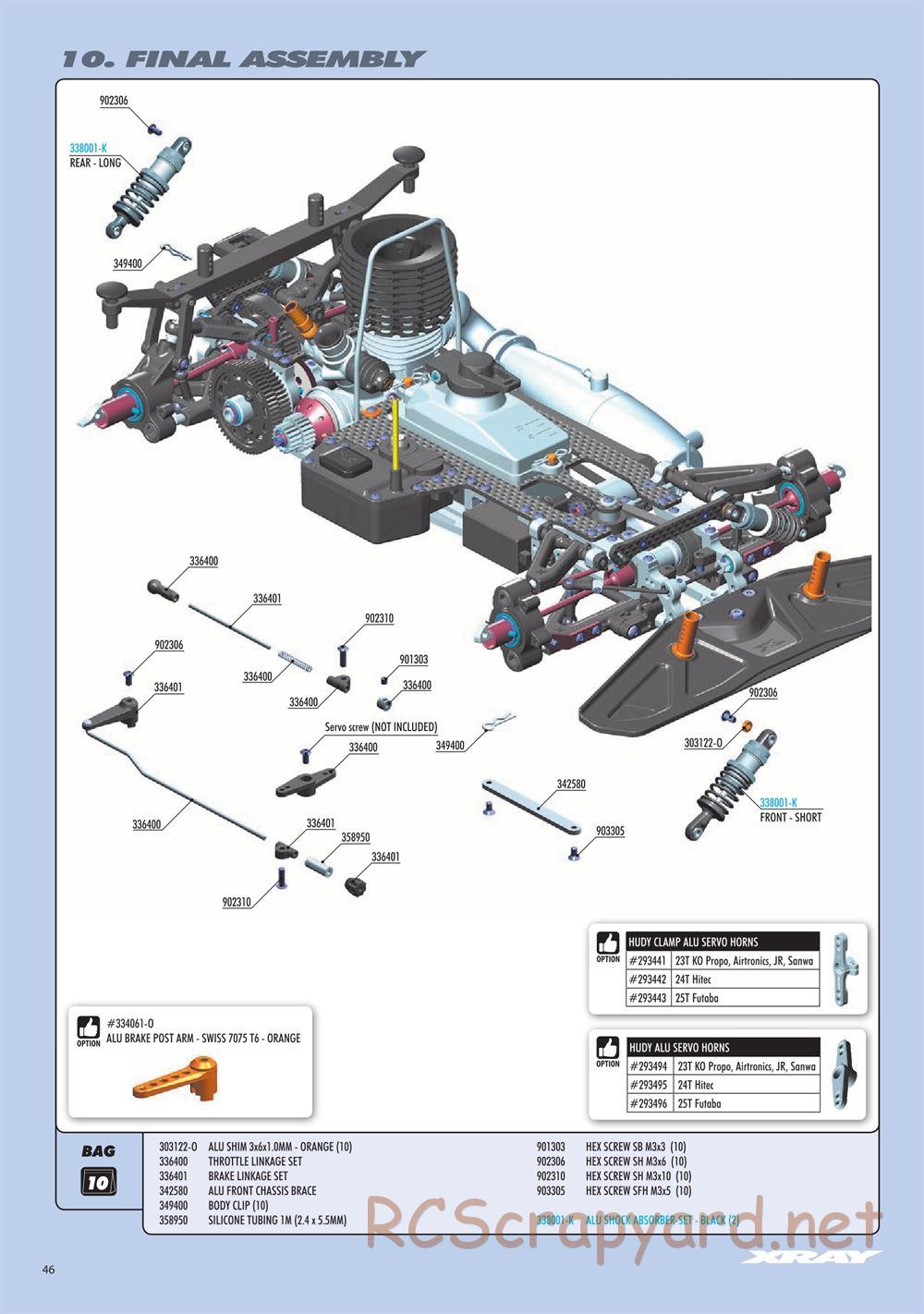 Xray - RX8.3 (2020) - Manual - Page 46