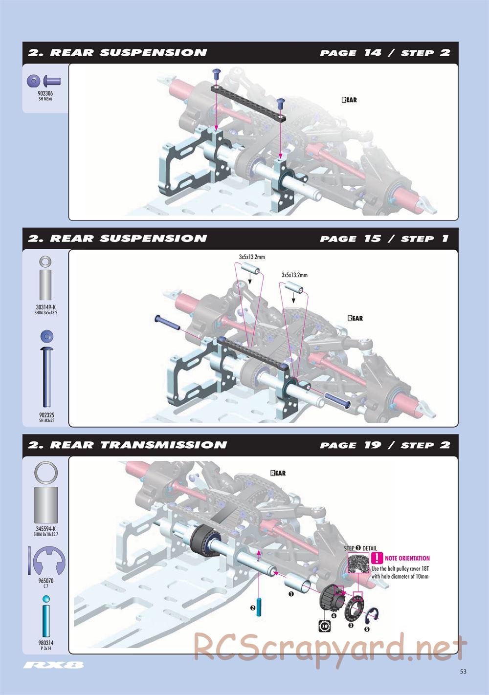 Xray - RX8.3 (2020) - Manual - Page 53